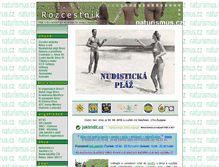 Tablet Screenshot of naturismus.cz